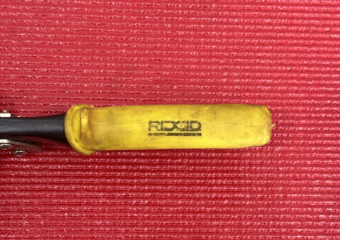 Ridgid 831-479 Straight Tin Snips With Yellow Handle Made in USA N3
