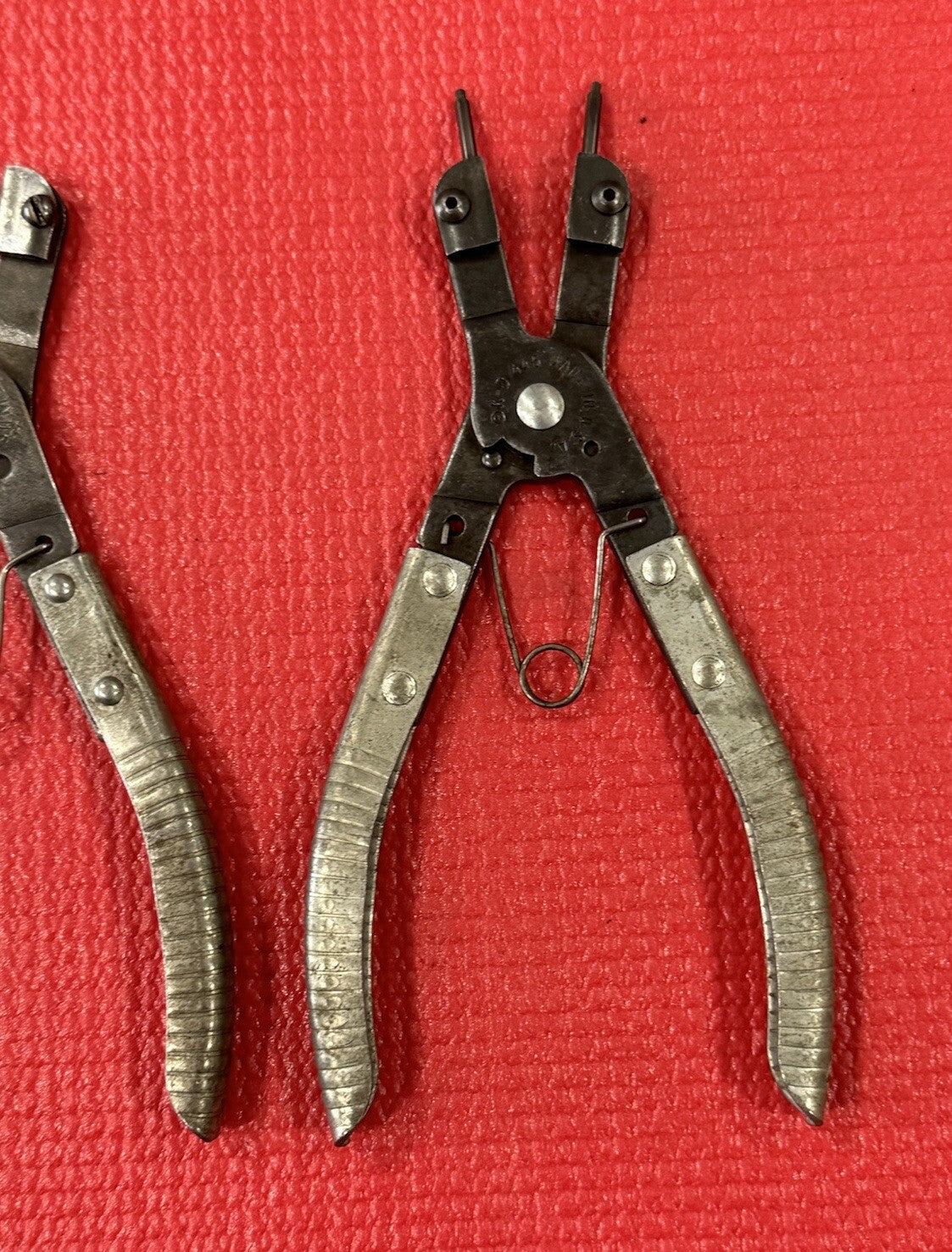 Vintage K-D TOOLS No. 445 Snap Ring Plier 2 Pc Set Made in USA