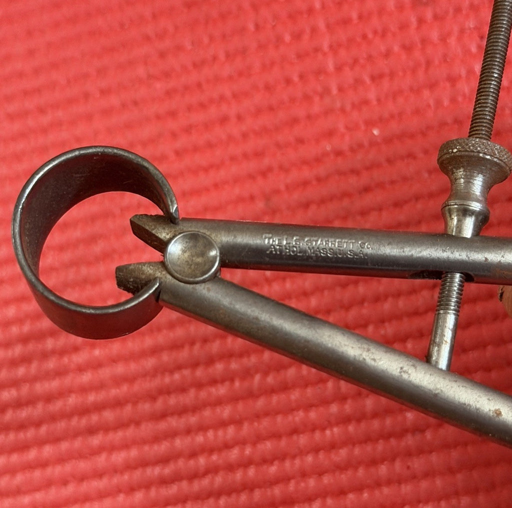 Vintage The L S Starrett Co Caliper Divider 7" Made In USA