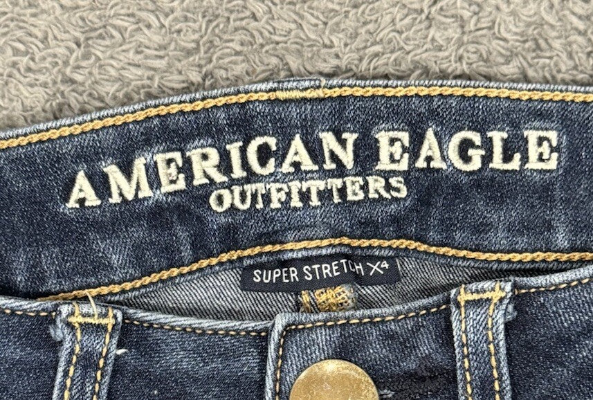 American Eagle Outfitters Womens Size 00, Hi-Rise Jegging Jeans Super Stretch X4