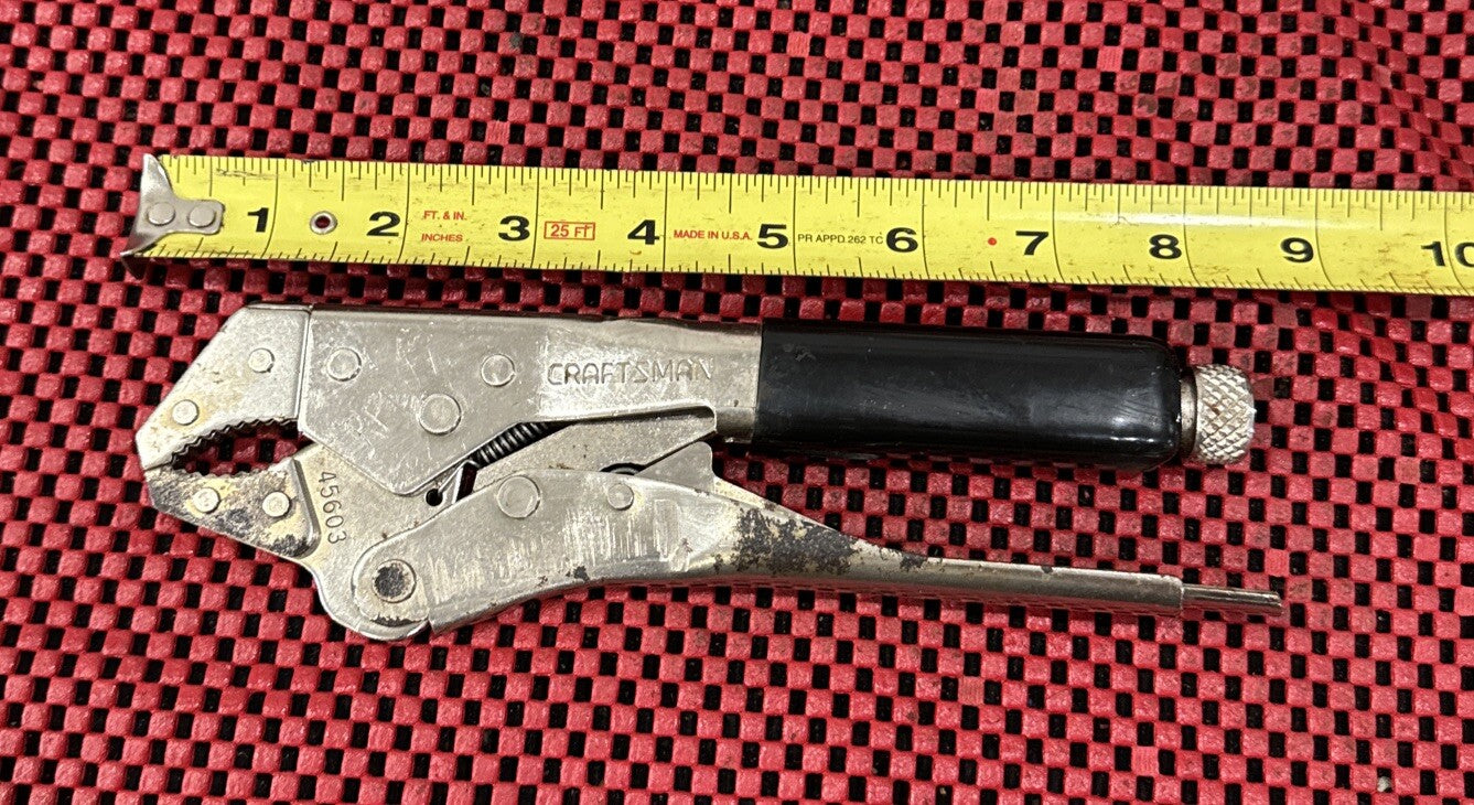 Vintage Craftsman 45603  8" Locking Pliers Made In USA N8