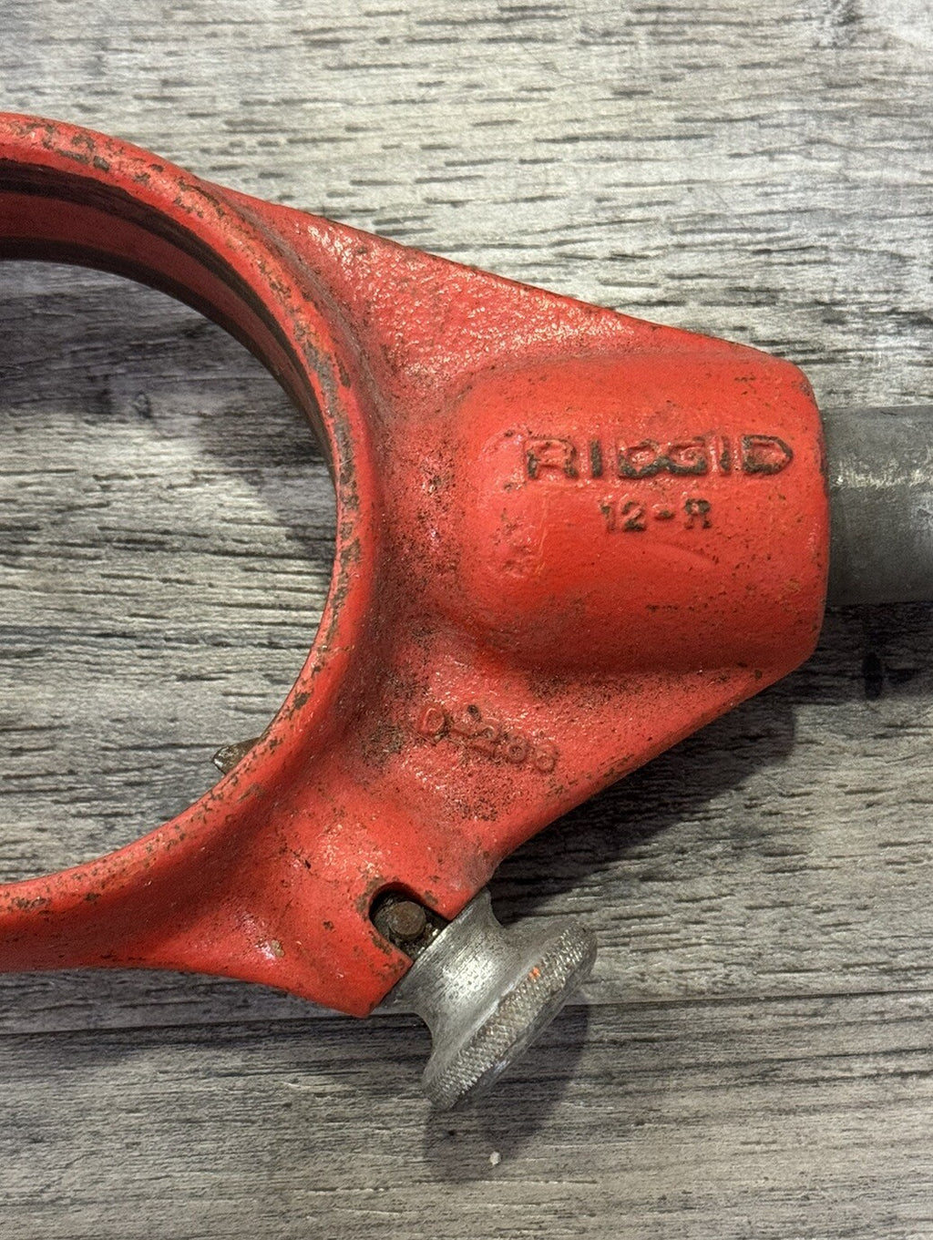 Ridgid 12-R Pipe Rachet Threader D-286 Cutter Die Head Tool 32” Long Made In USA
