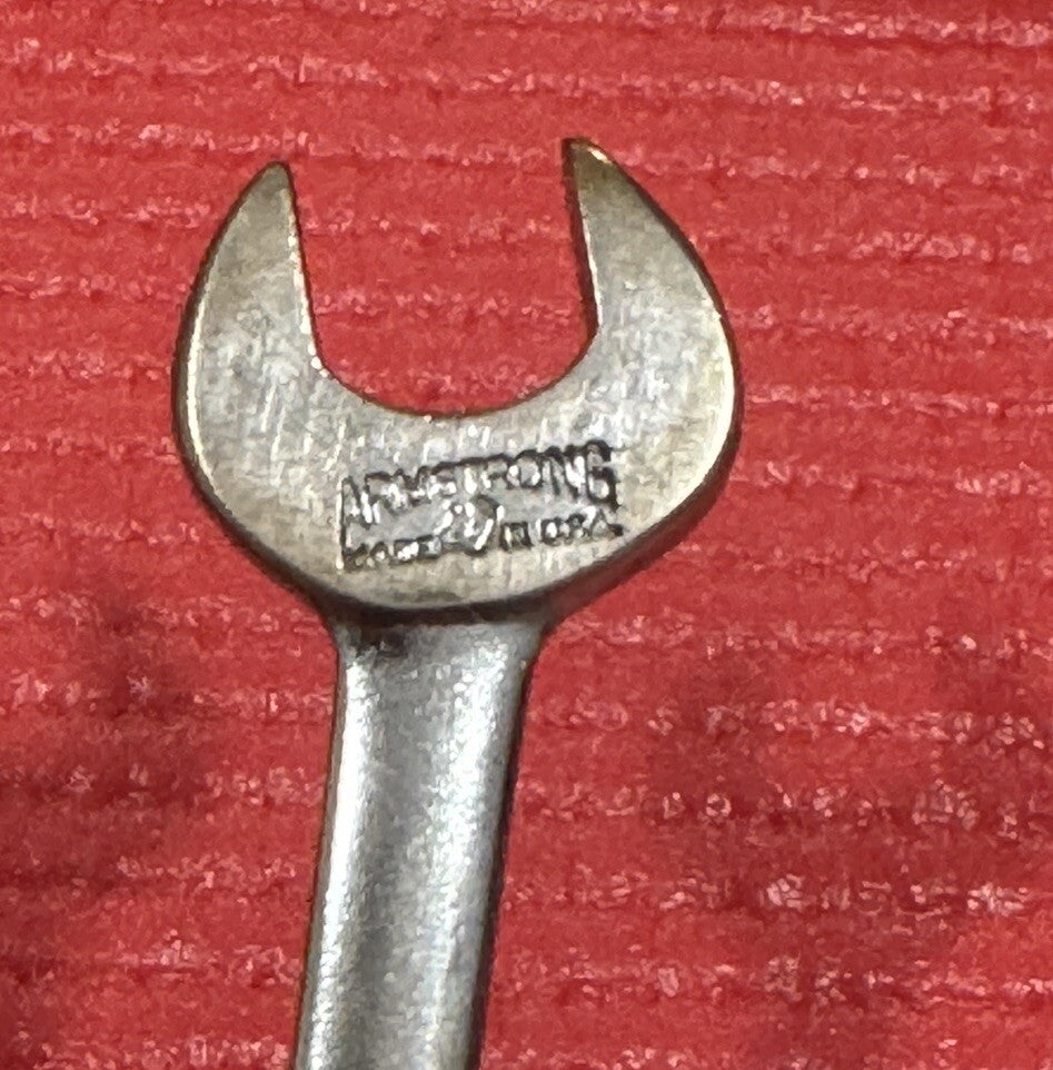 Armstrong Tools Armalloy H-14 11/32" x 5/16" SAE Mini Open End Wrench Made USA