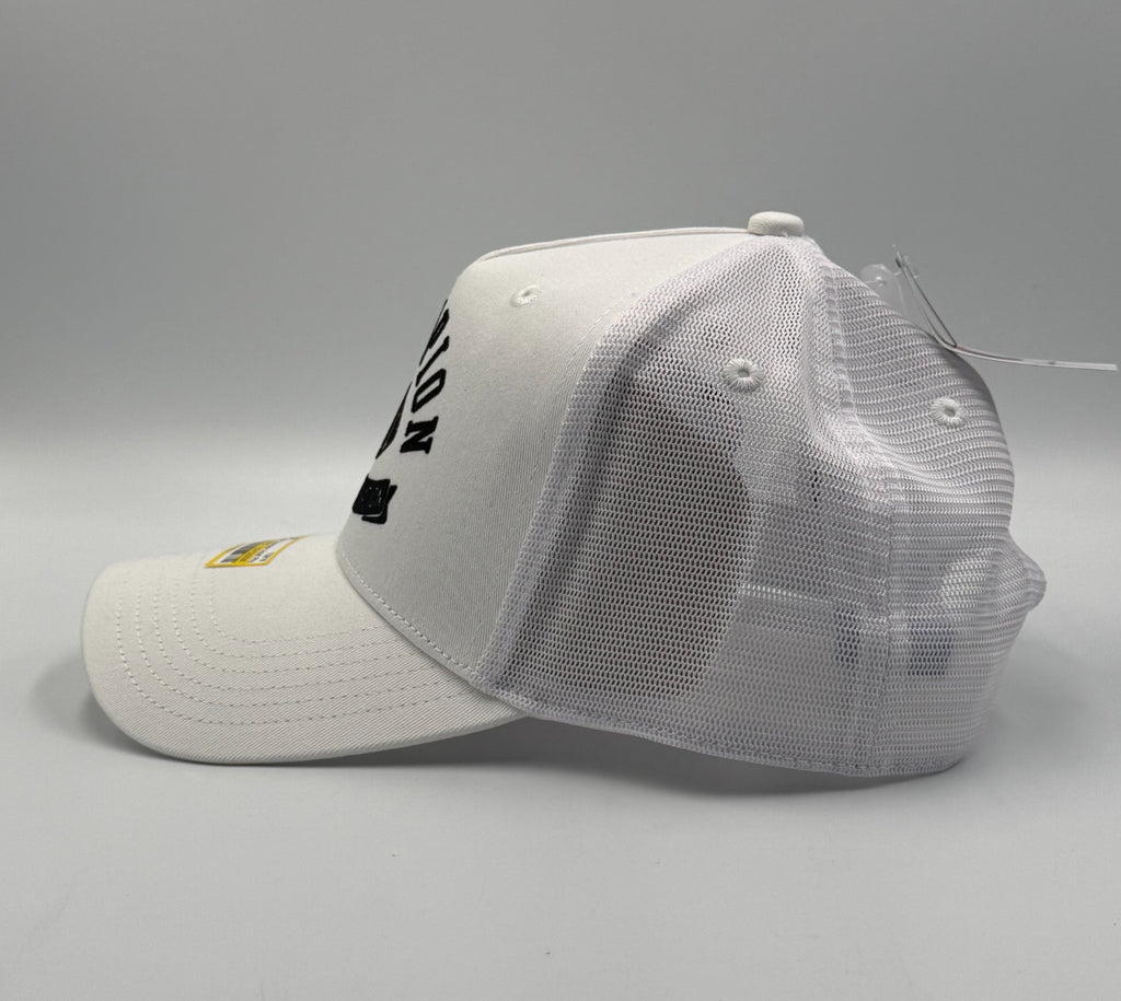 Champion 1919 Physical Education Football Trucker Hat White Mesh Snapback Cap
