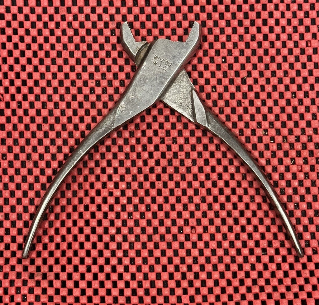 Vintage WOODS N.Y.C. Tools Battery Terminal Pliers Made in USA Rare  M7
