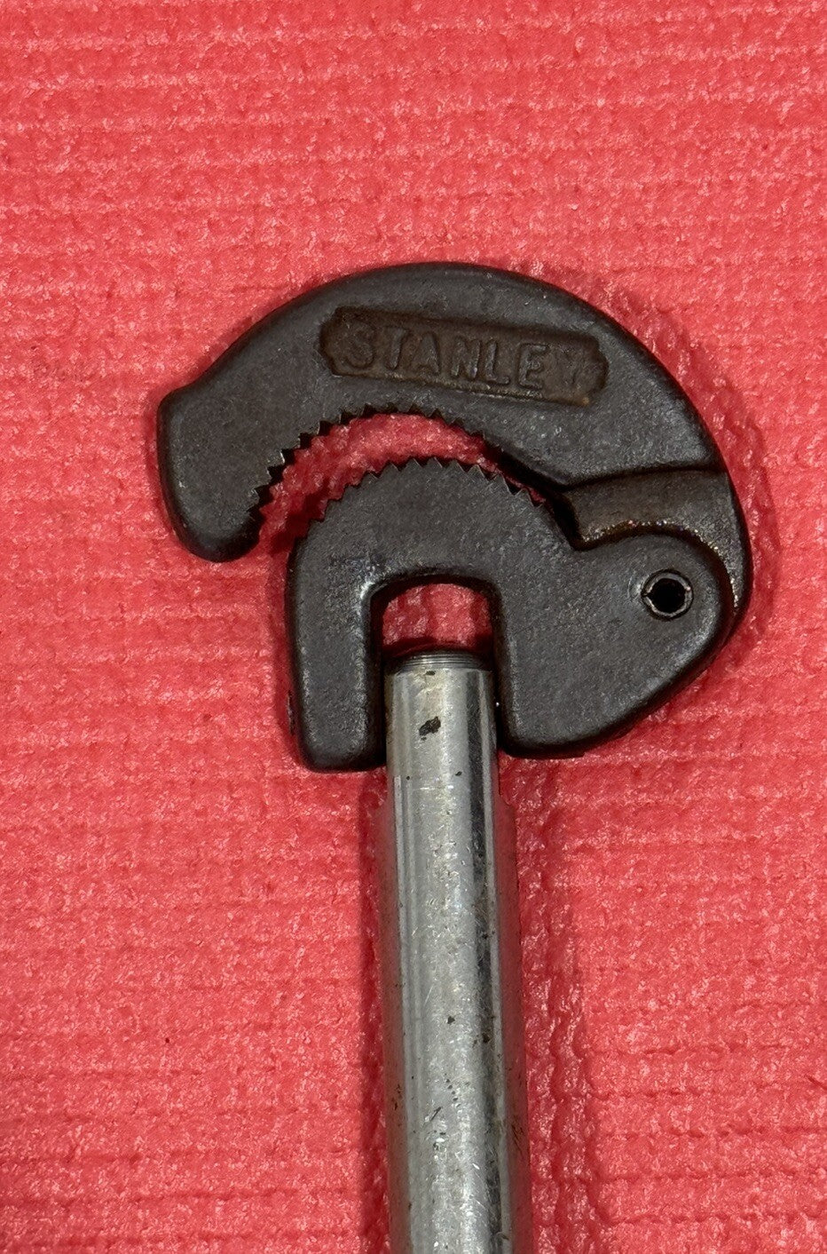 Vintage Stanley 11” Plumbers Plumbing Drain Wrench Basin Sink Swivel Head