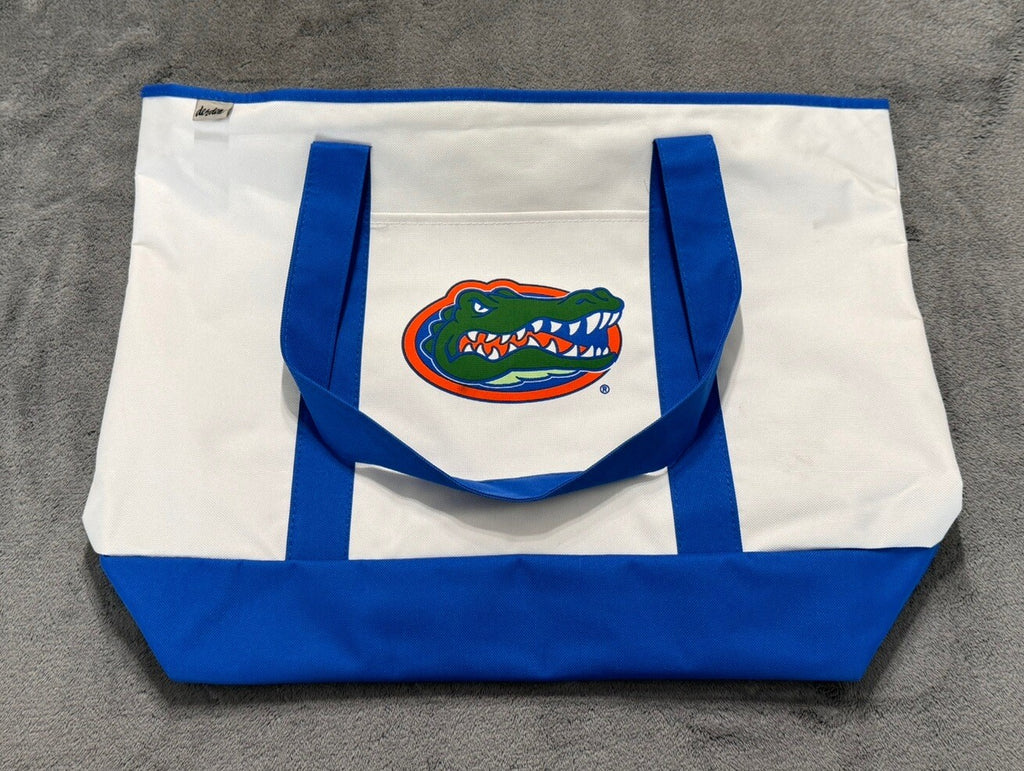 New Vintage Desden Florida Gators White & Blue with Logo Tote Bag