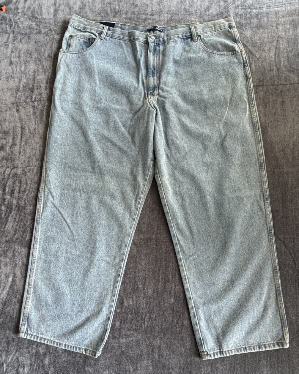 Basic Editions Regular Fit Men’s 48W X 30L Denim Blue Light Jeans NWT