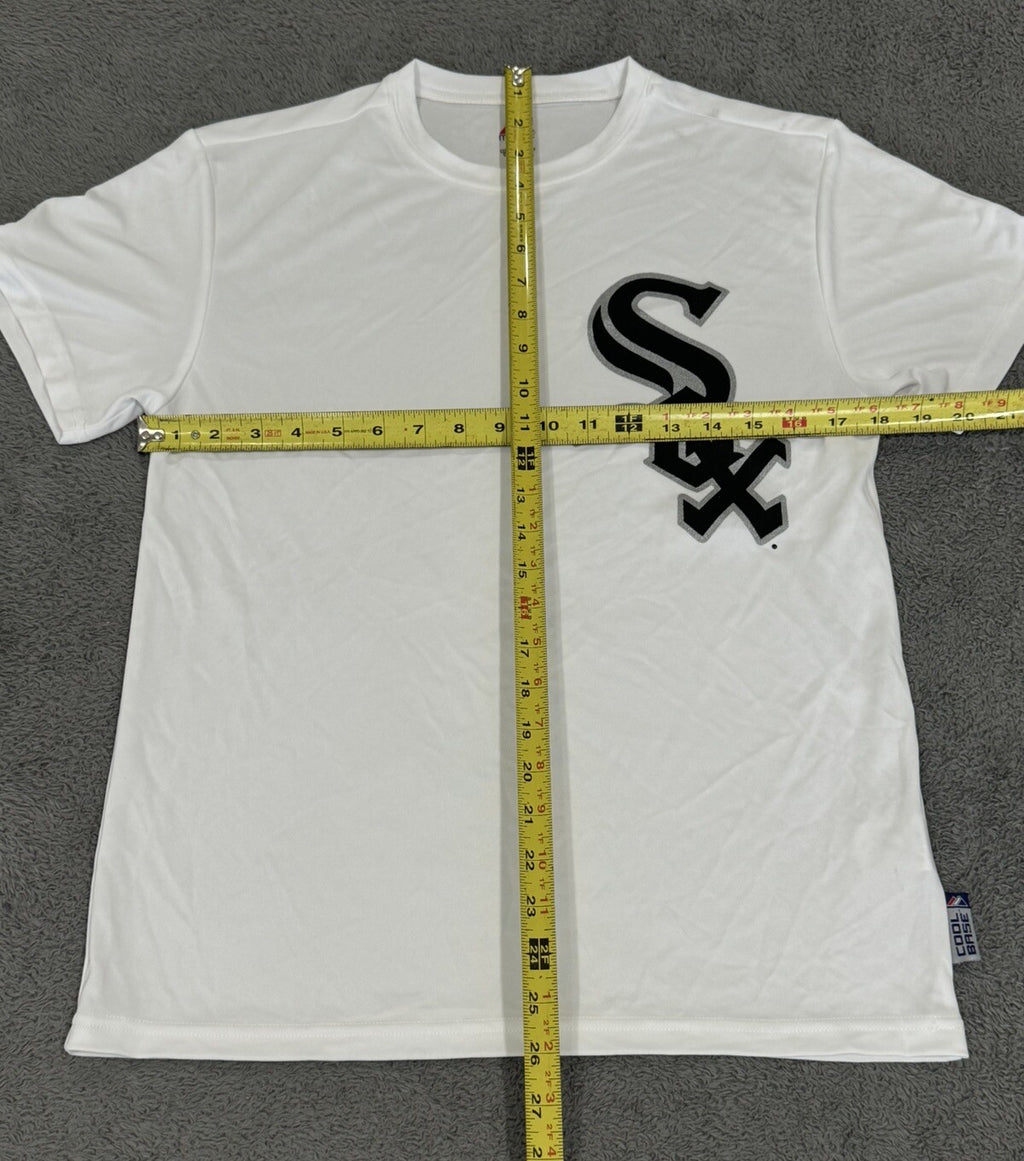 NEW Chicago White Sox Majestic Cool Base Tee Youth Size Large T-Shirt
