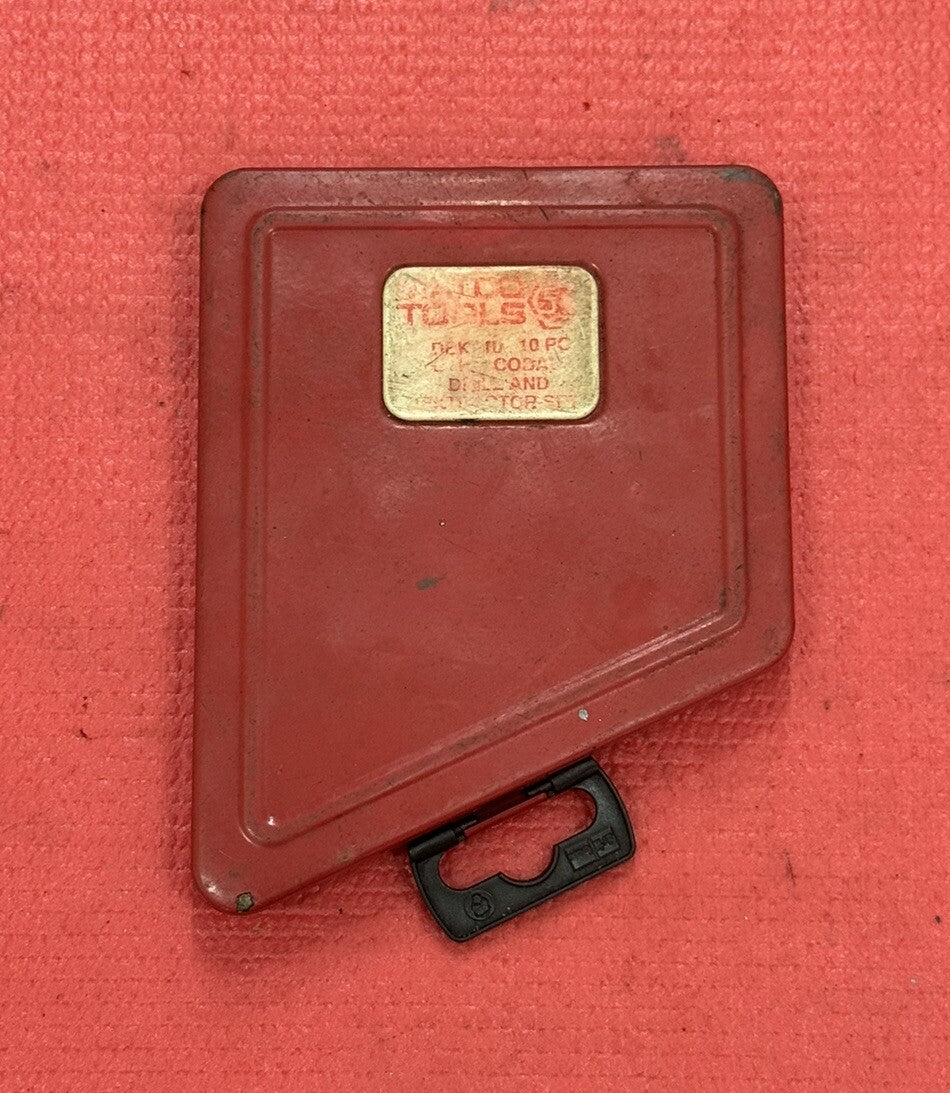 Matco Tools DEK10 Cobalt Drill Screw Extractor Set Case W/ Some Bits USA