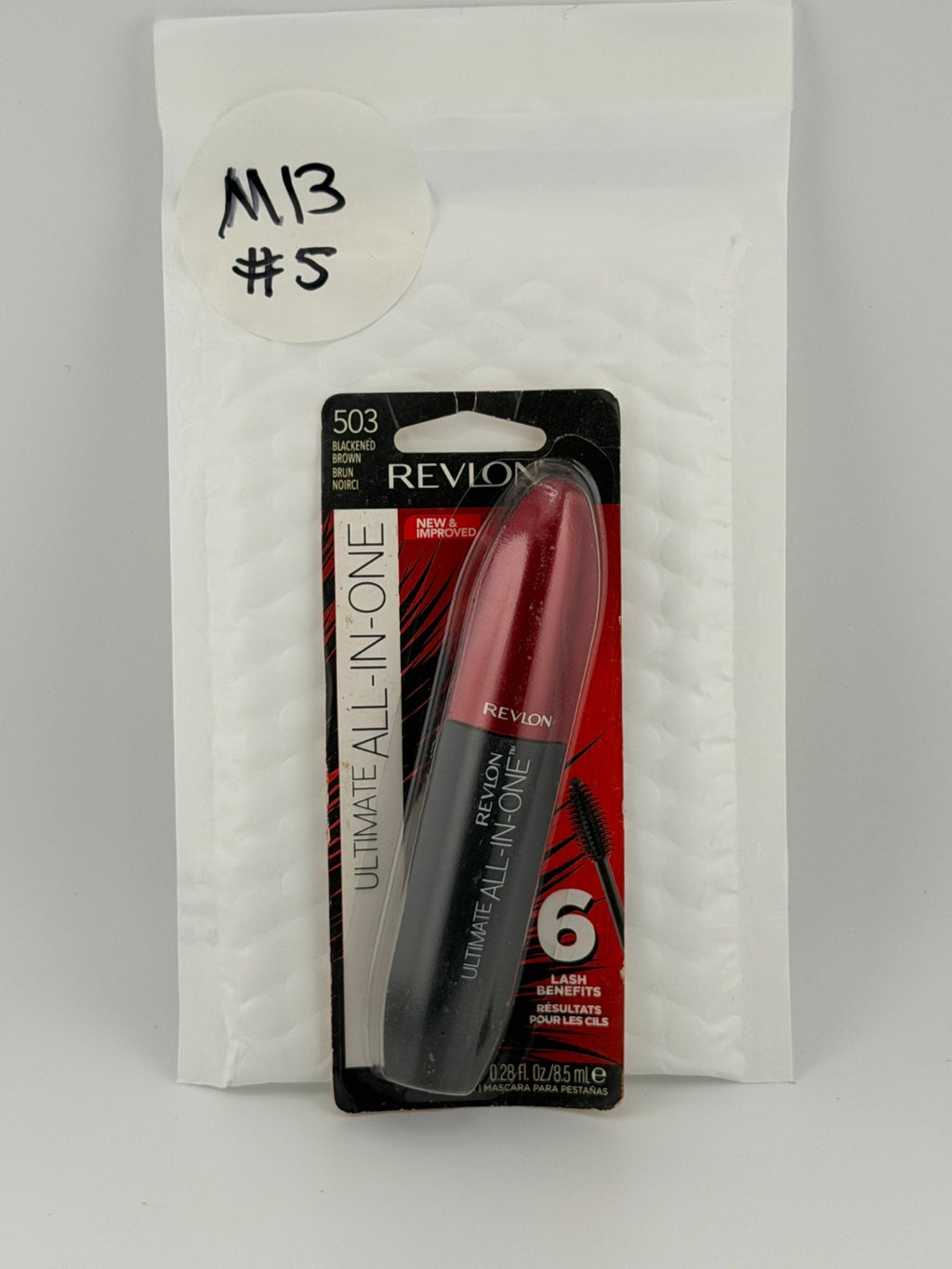 Revlon Ultimate All-In-One Volumizing Mascara, 503 Blackened Brown - 0.28 fl oz
