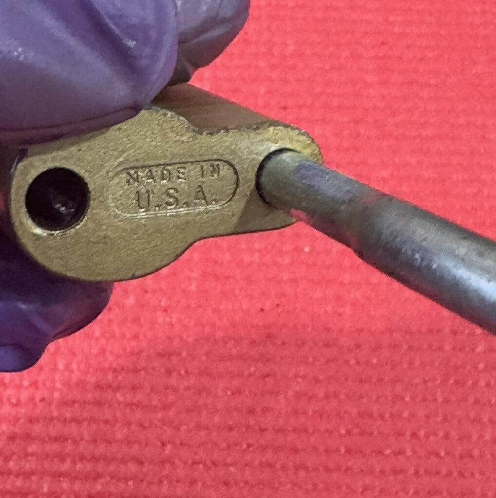 Vintage Yale Lock Bike Lock 7”inch Long  W/2 Keys Padlock Made in USA Very Rare