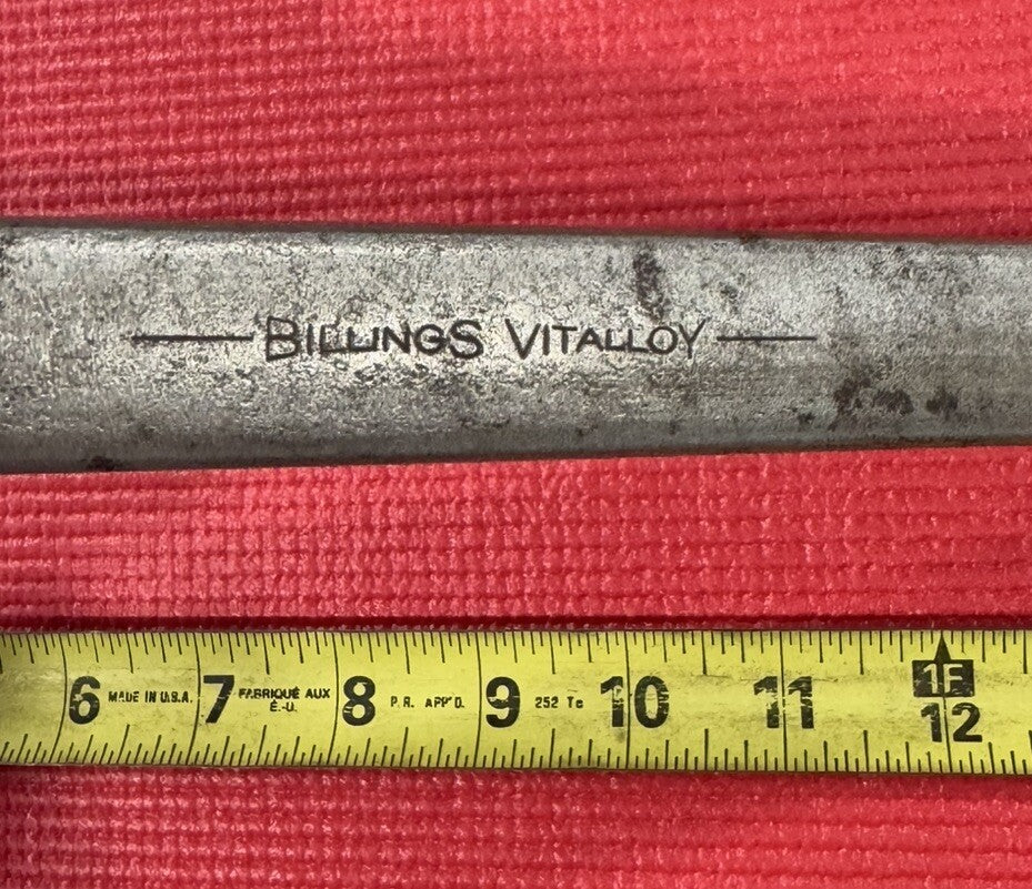 Billings Vitalloy 1173 Combination Wrench  1 1/4” SAE 12 Point Made In USA