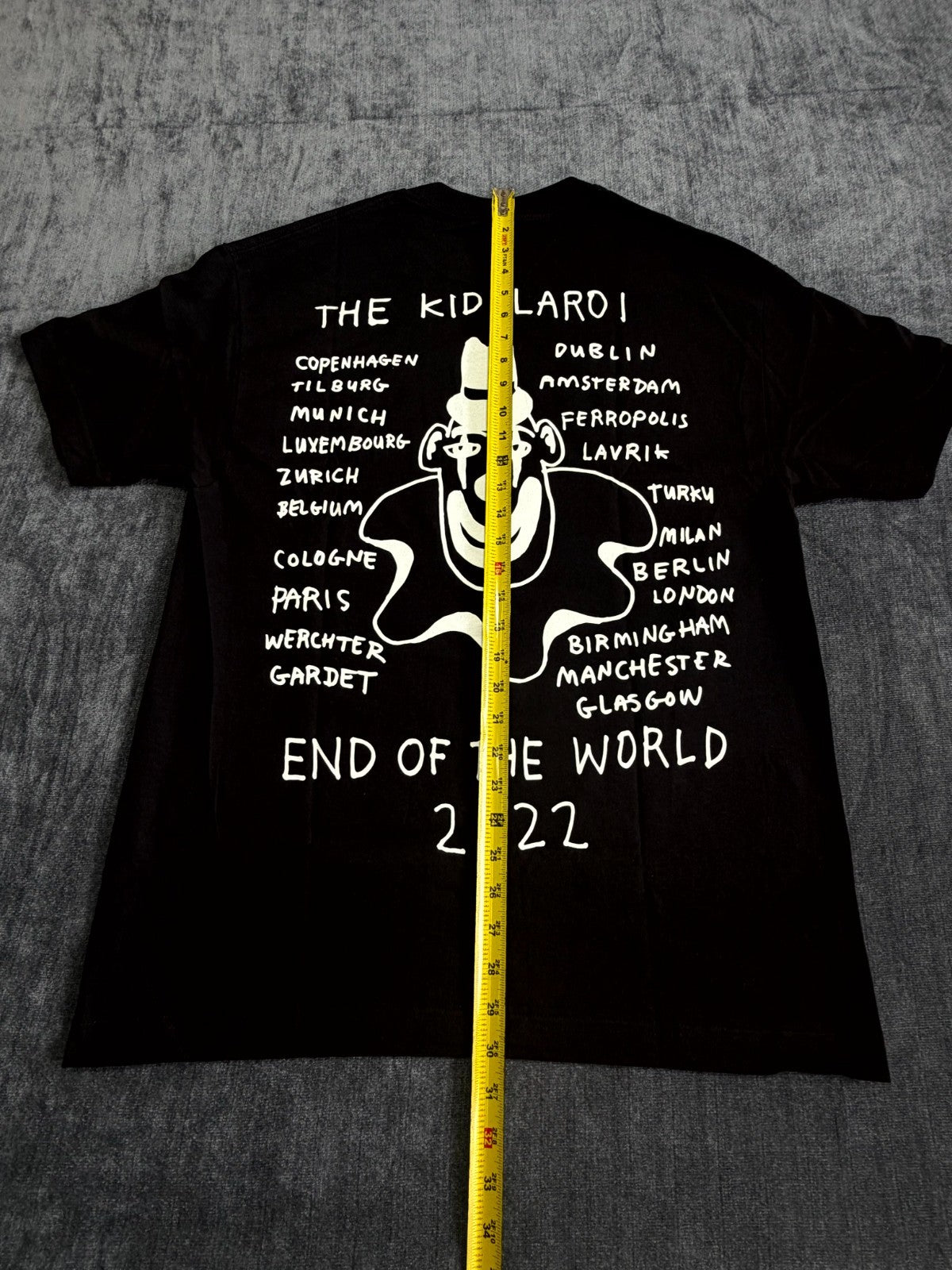 NWOT TKL 2022 EOWT Sketch T-Shirt Men's Large Black Graphic Print Short Sleeve