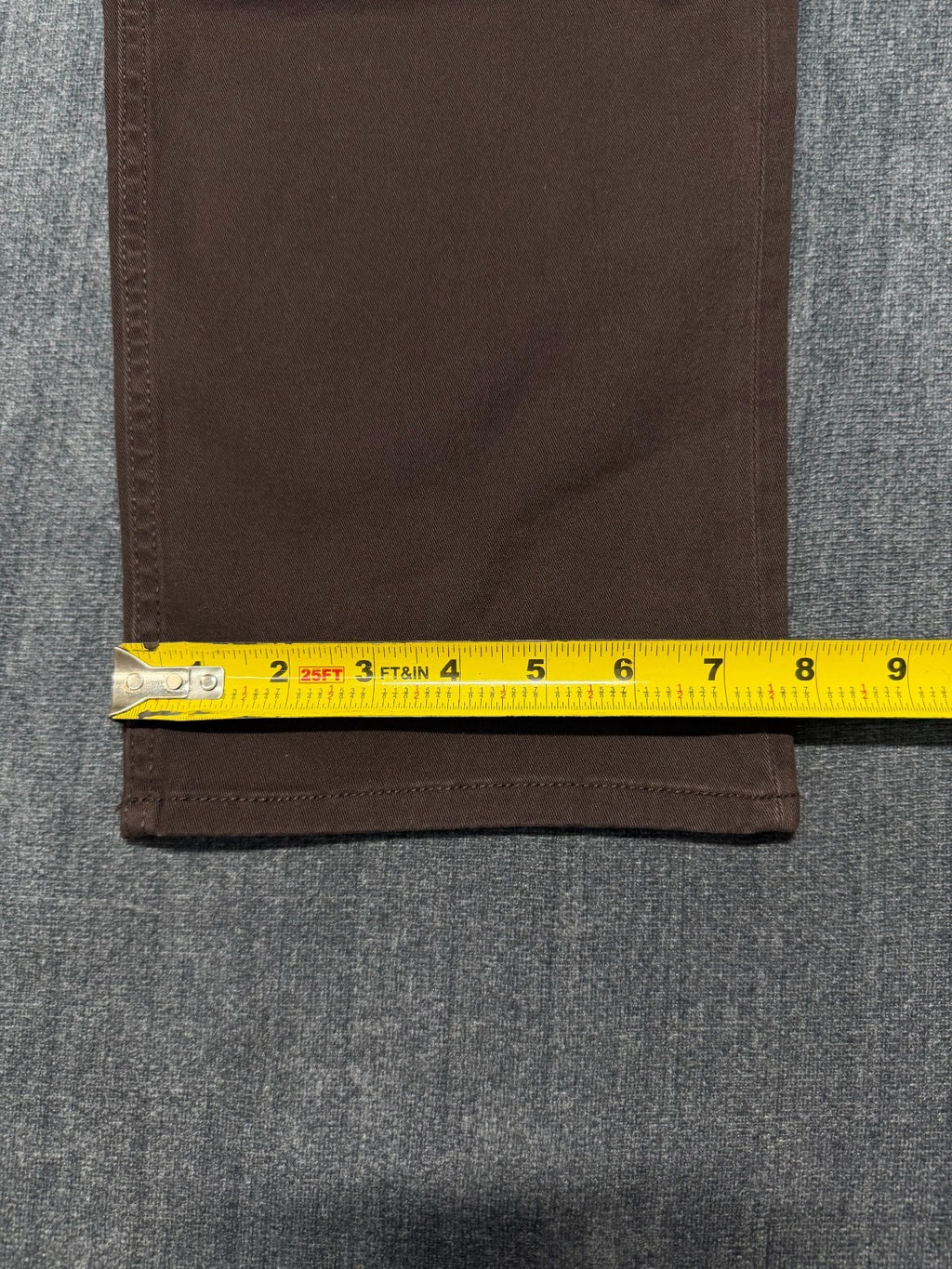 NWT Gap Slim Fit Stretch Twill Pants Men's 40x32 Brown Zip-Fly Classic 5-Pockets