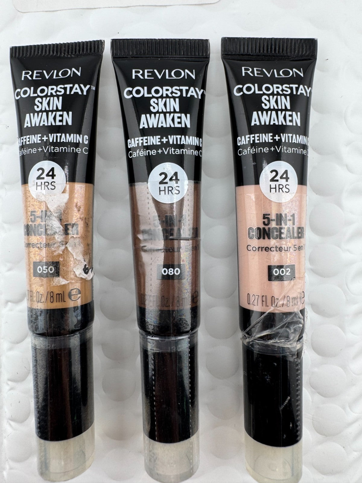 Revlon ColorStay Skin Awaken 5-in-1 Concealer Shade 24HR Wear - Lot of 3