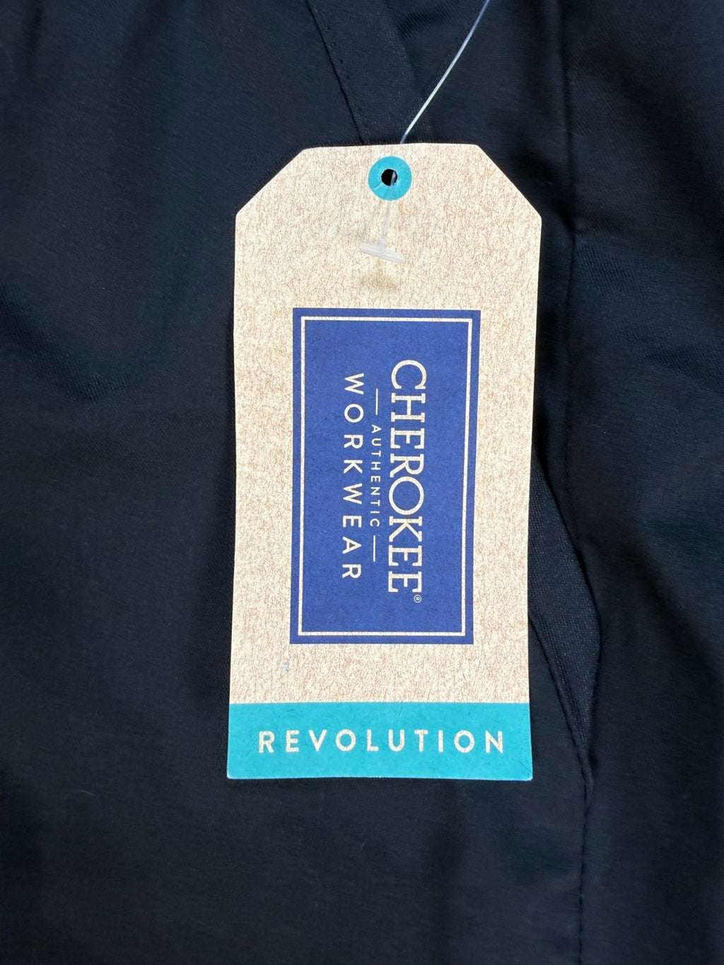 Cherokee Revolution Scrub Pants Women's Medium Black Drawstring Elastic Waist