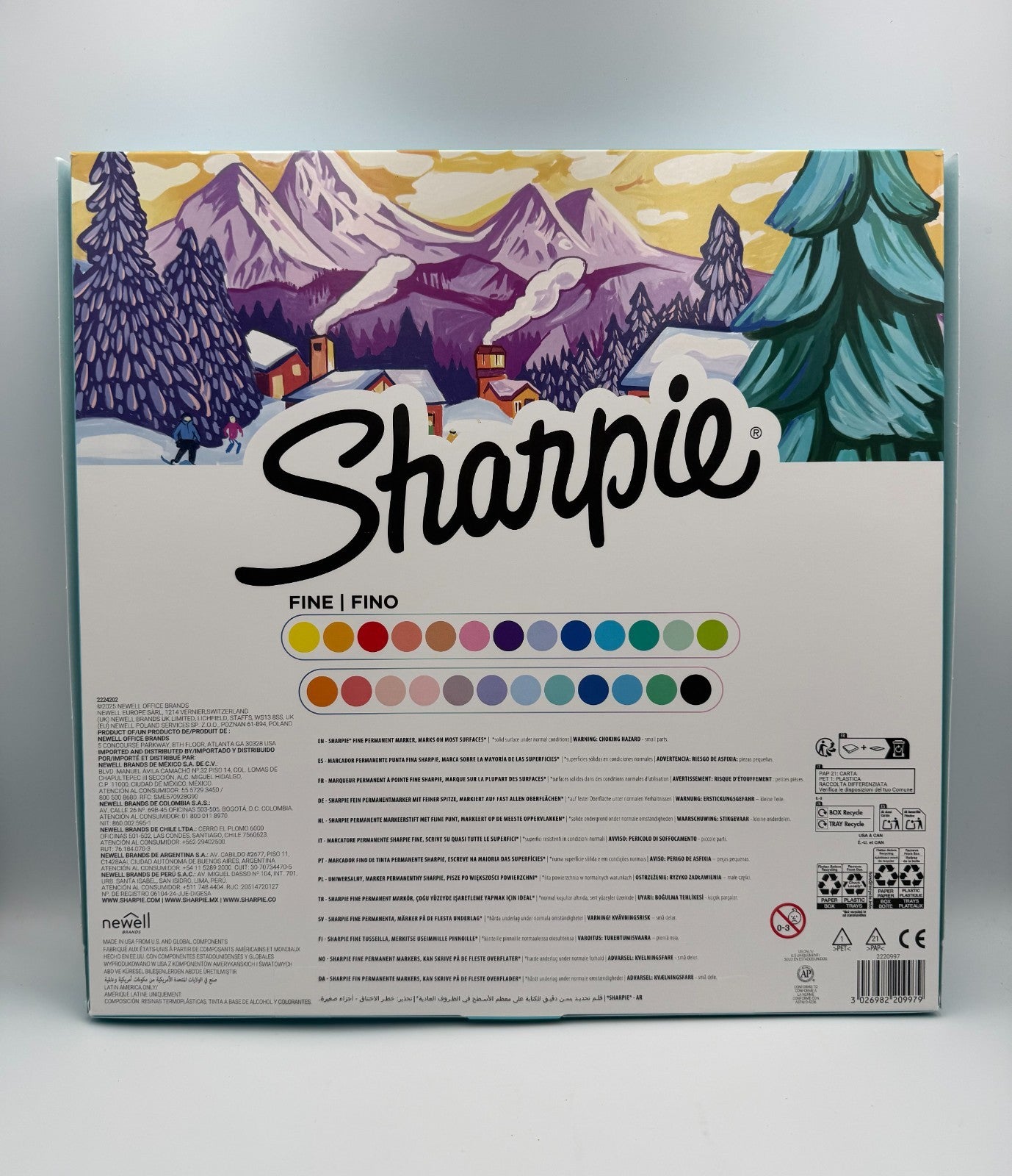 Sharpie Permanent Markers Fine Point Assorted Markers Variety Pack - 25 Count