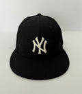 New York Yankees New Era 59FIFTY Hat Cap Unisex Size 7 MLB Black C1
