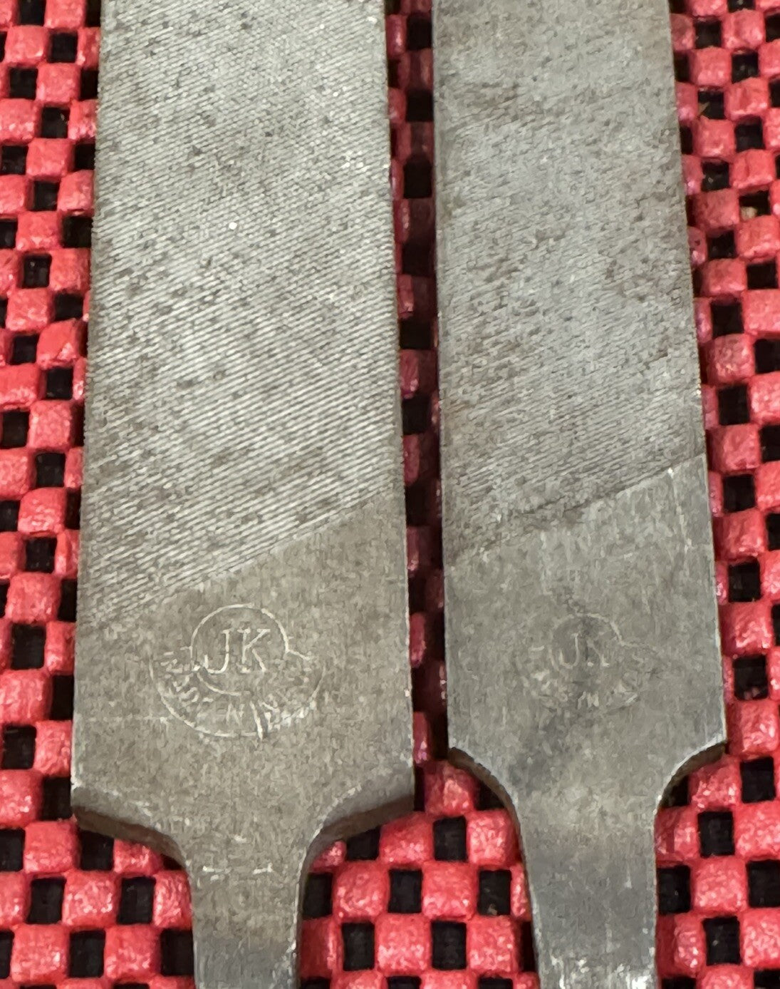 Vintage JK Sunflower Bastard File 2 Pc Set  Smooth,2nd Cut 10”,12”-Made In India