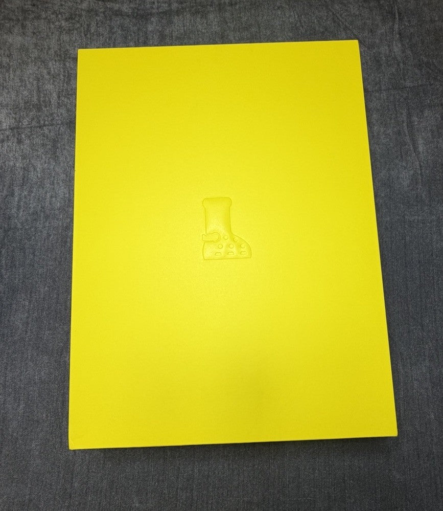 MSCHF X CROCS BIG YELLOW BOOTS CROCS SIZE 10 NEW WITH BOX