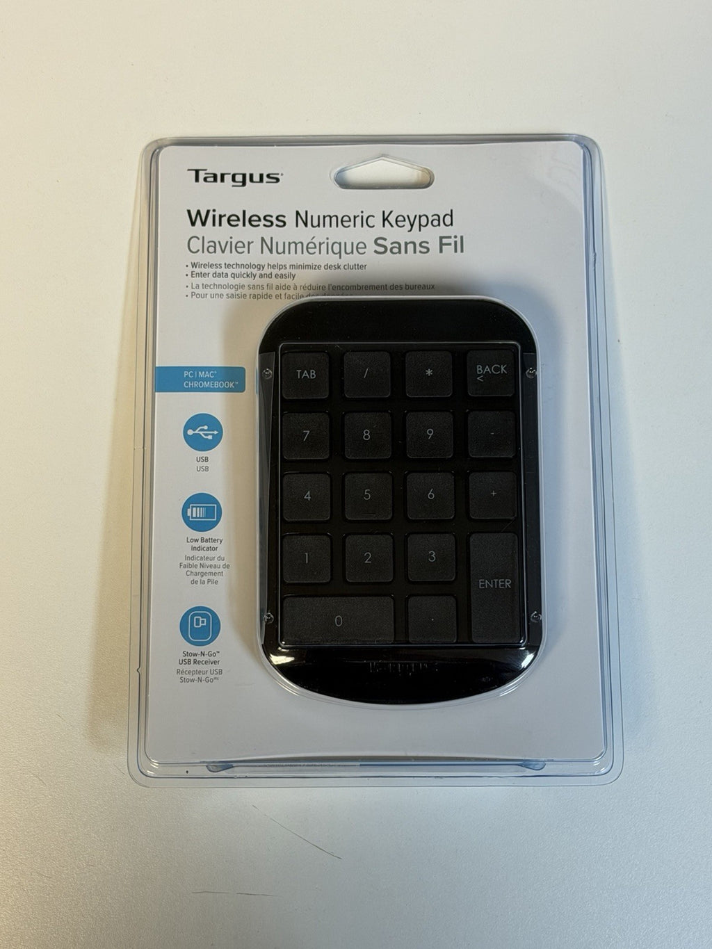 Brand New Targus AKP11US Wireless USB Numeric Keyboard Keypad - Sealed