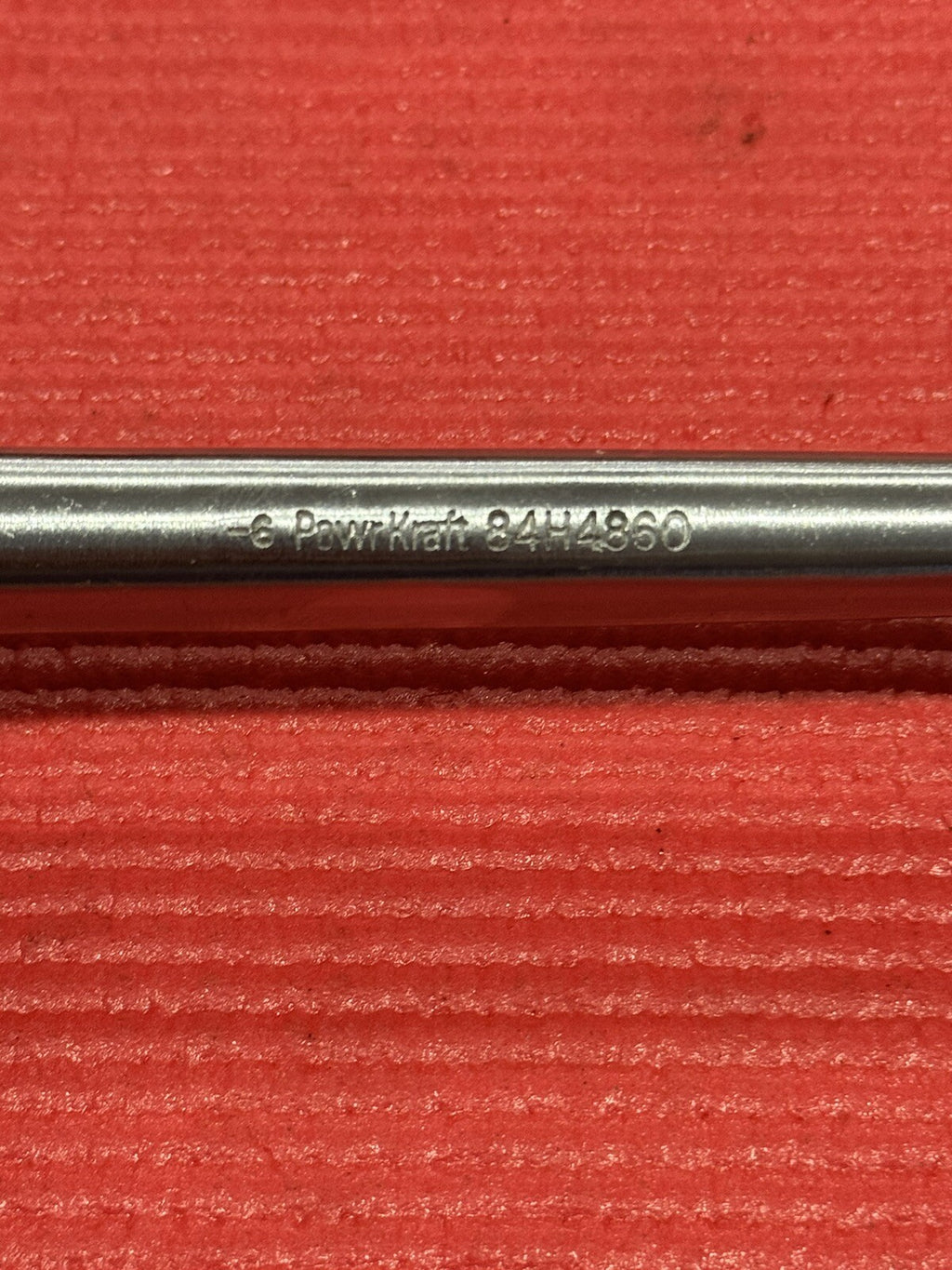 POWR KRAFT 84H4860 1/2 Drive Ratchet Round Head , Knurled Grip Made In Usa Rare