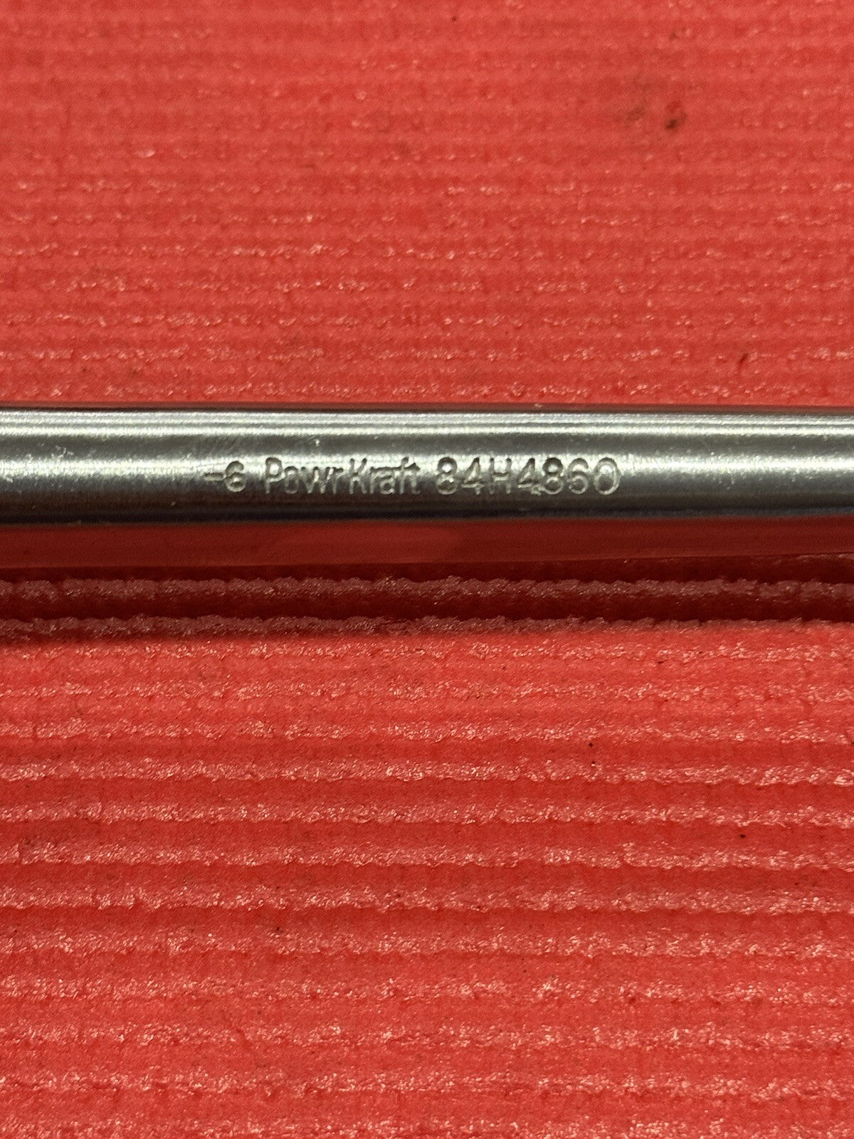 POWR KRAFT 84H4860 1/2 Drive Ratchet Round Head , Knurled Grip Made In Usa Rare