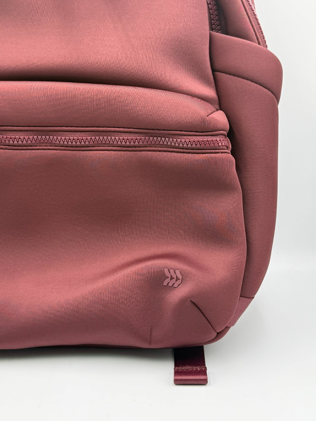 NWT All In Motion 14L Faux Neoprene Backpack Burgundy Maroon Mini School Bag