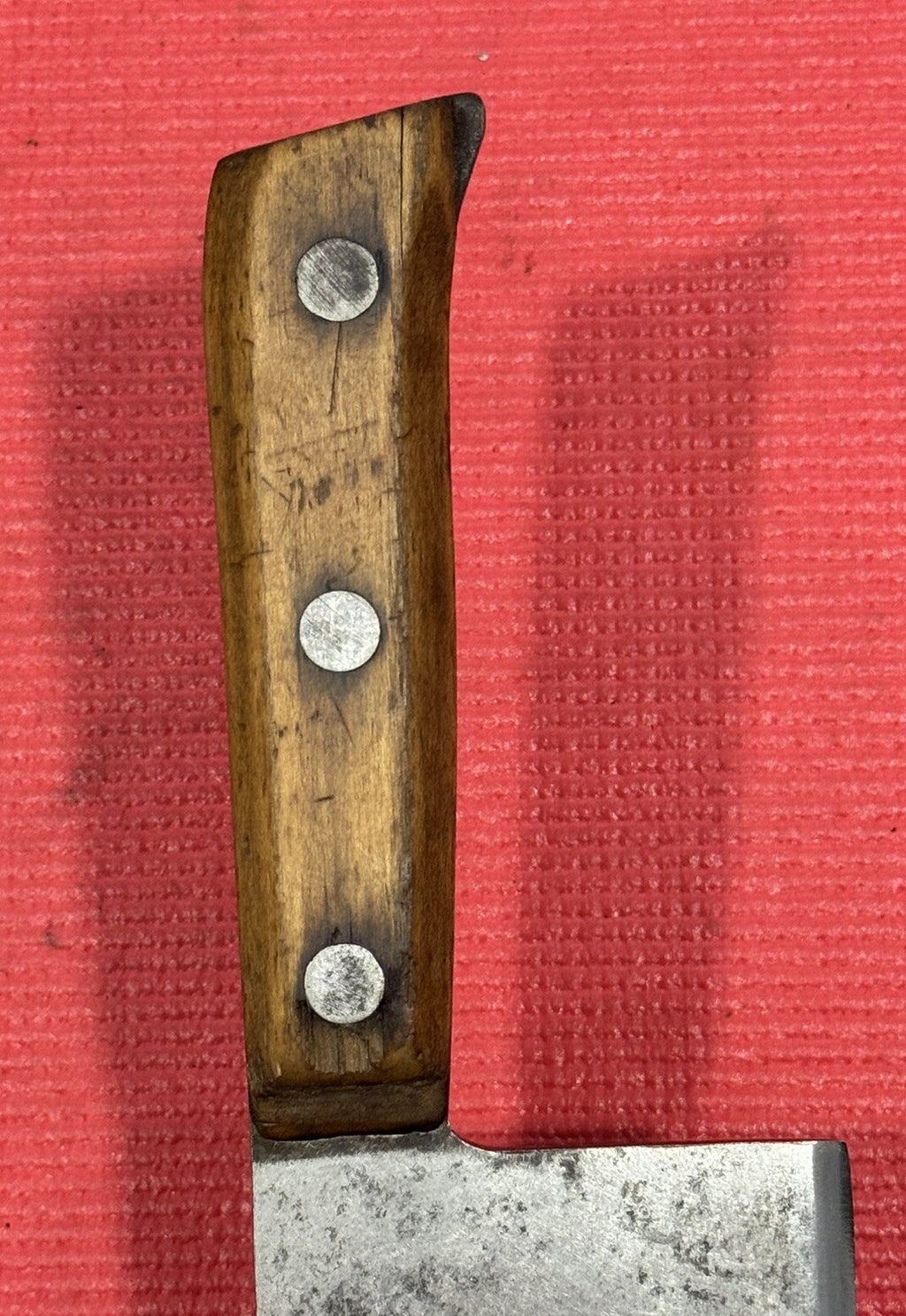 Antique DASCO 101-12 Meat Cleaver Butcher Knife 9'' Blade Hand Made Collectible