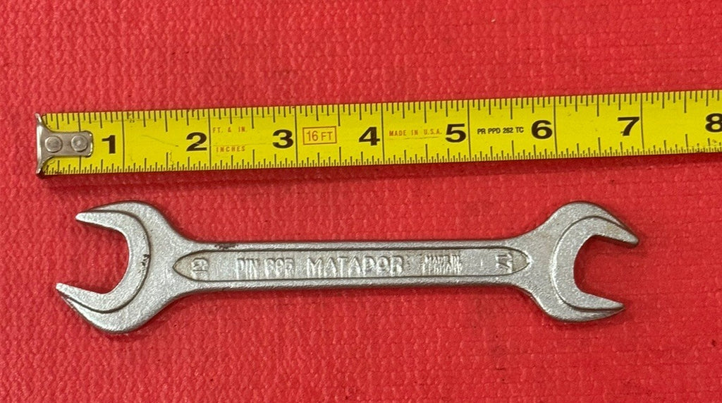 Vintage Mercedes-Benz DIN 895 17mm- 19mm Open-End Wrench Matador Made in Germany