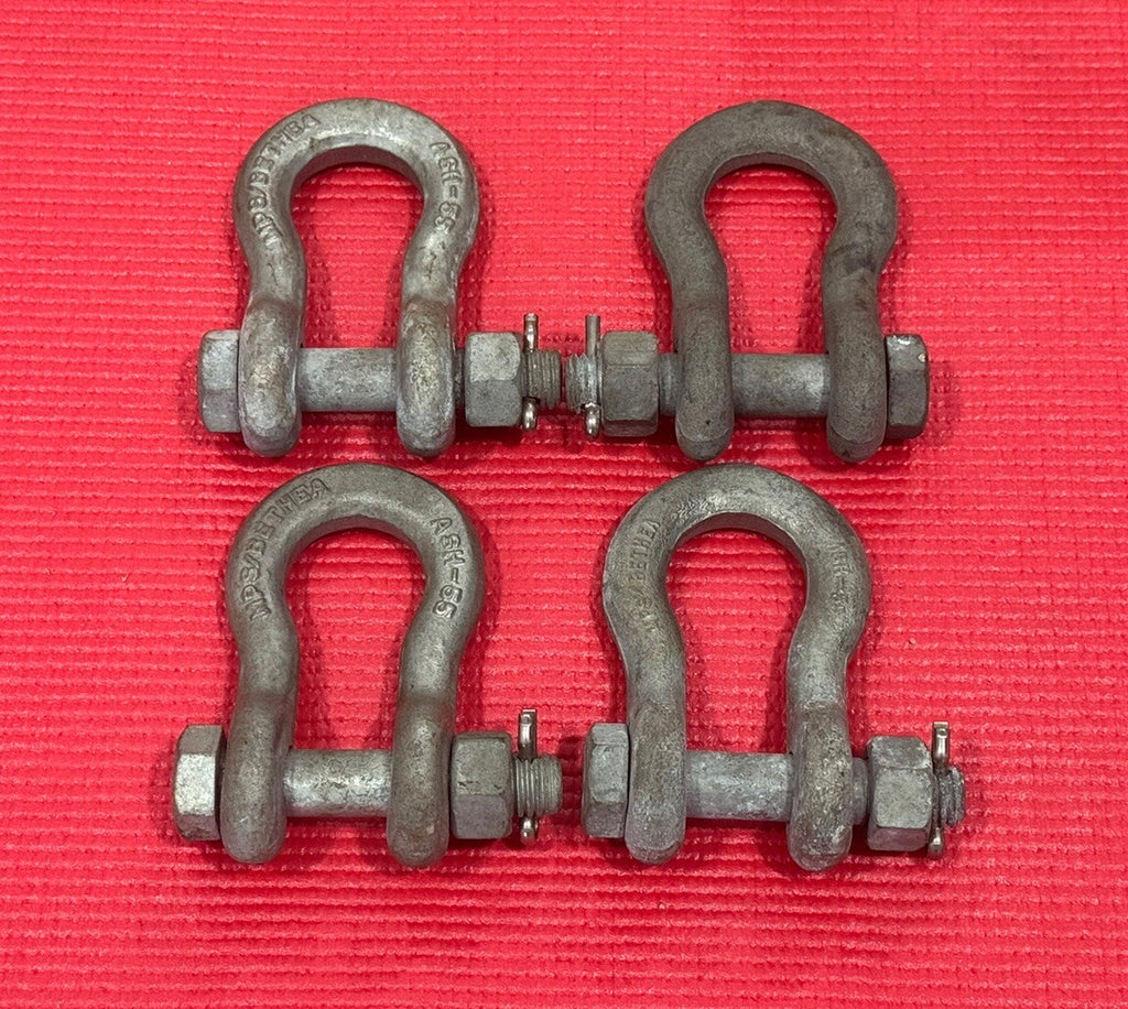 Vintage MPS/Bethea ASH-55, 4 PC Shackle Anchor Set