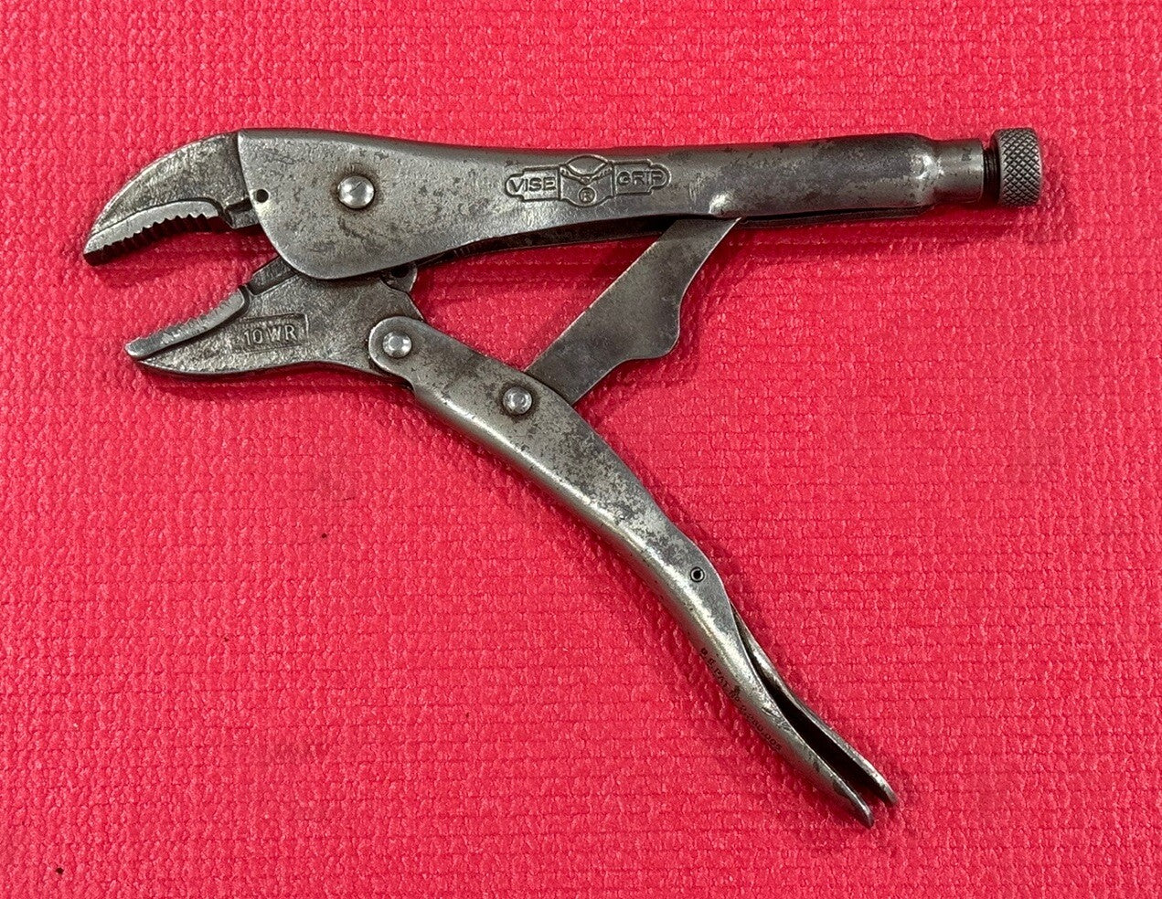 Vintage Rare ViseGrip Petersen Dewitt 10WR, 9" Locking Pliers Made in USA