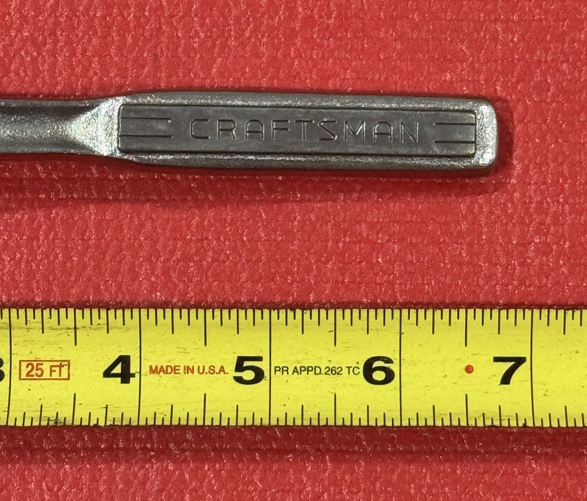 Vintage Craftsman - V- series 3/8" drive Ratchet Thumb Wheel Pat. 3467231 USA