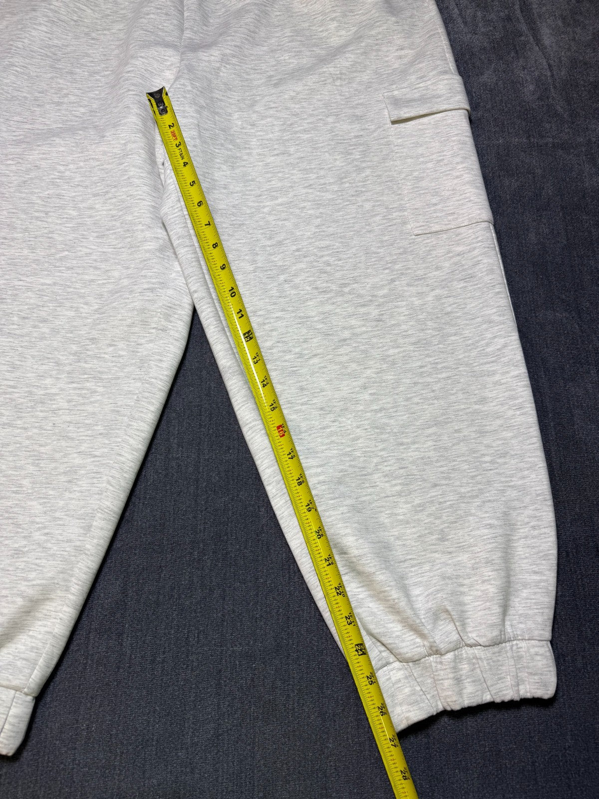 NWT Express Cargo Joggers Women's 2XL Light Gray Relaxed Fit Comfort Sporty