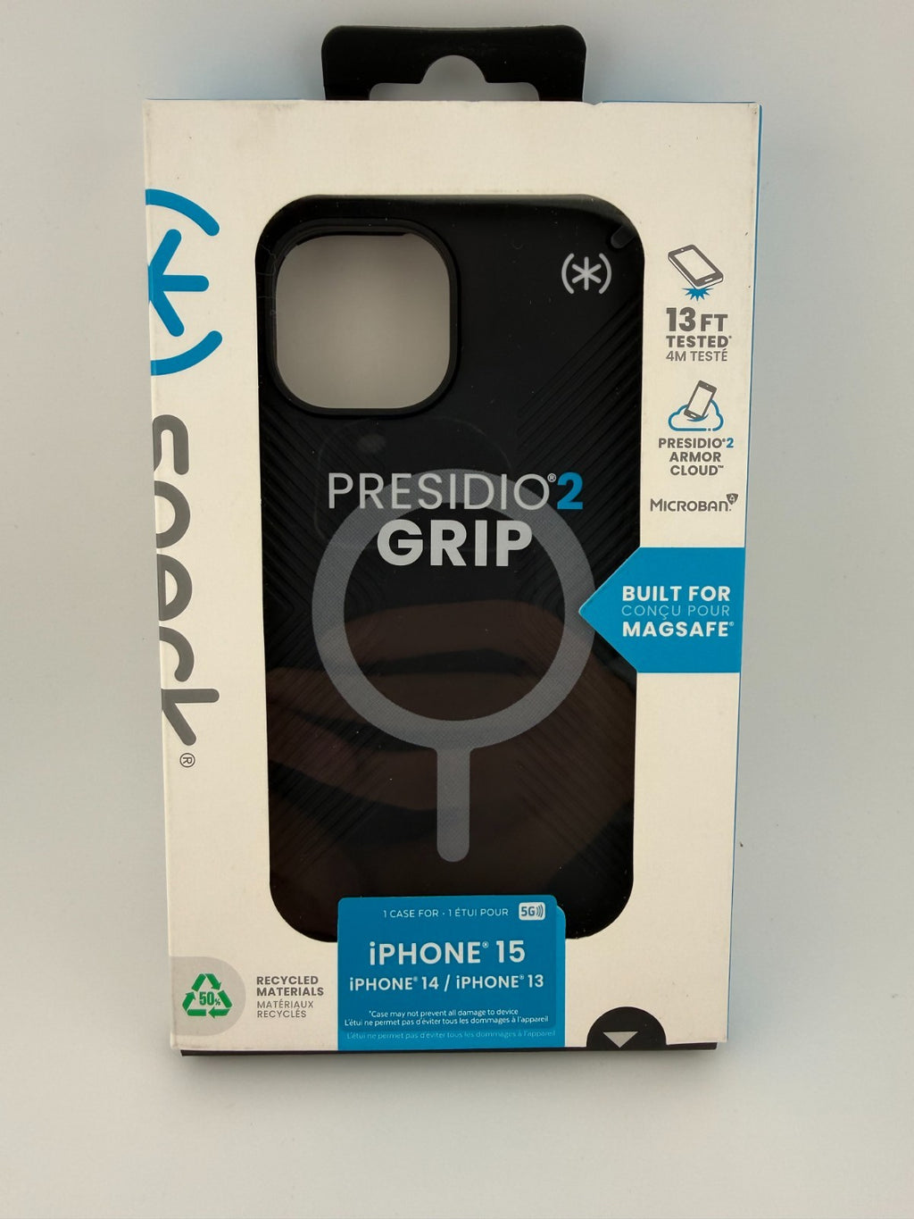 NEW Speck Presidio2 Grip MagSafe with ClickLock Case for Apple iPhone 15