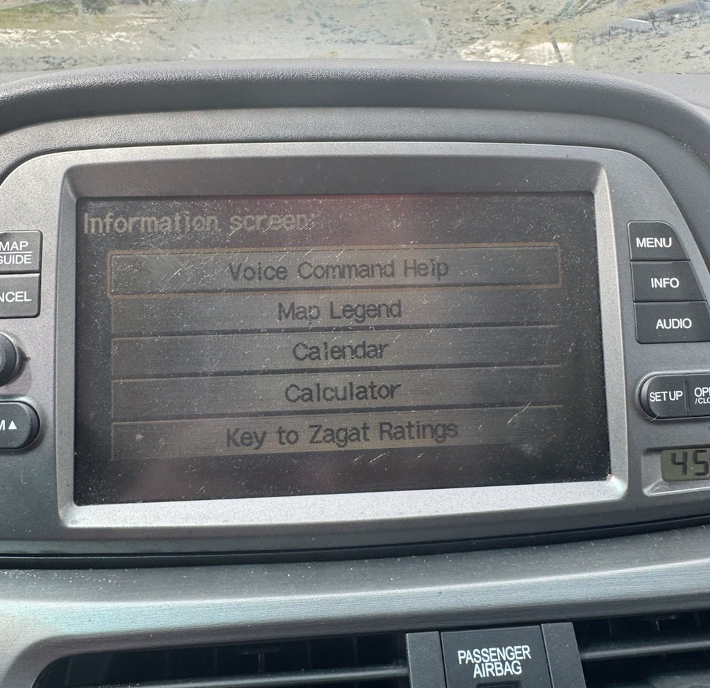 2005-2010 Honda Odyssey GPS Navigation Display Screen 39810-SHJ-A010-M1 OEM
