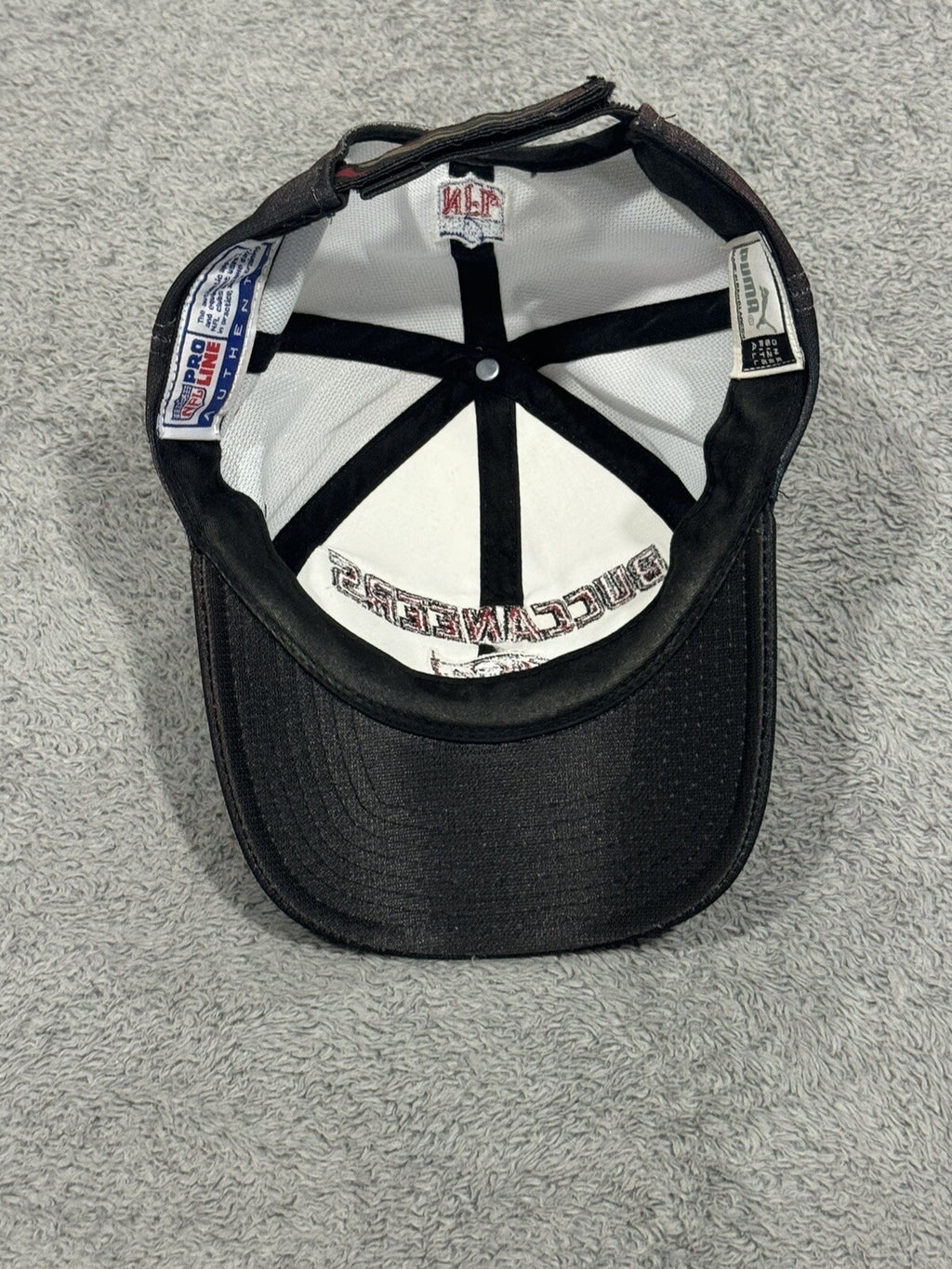 Vintage Puma NFL Tampa Bay Buccaneers Hat Pro Line Adjustable Cap Ombre
