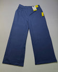 Member's Mark Soft Knit High Waisted Wide Leg Trouser Women's Medium Blue Preppy