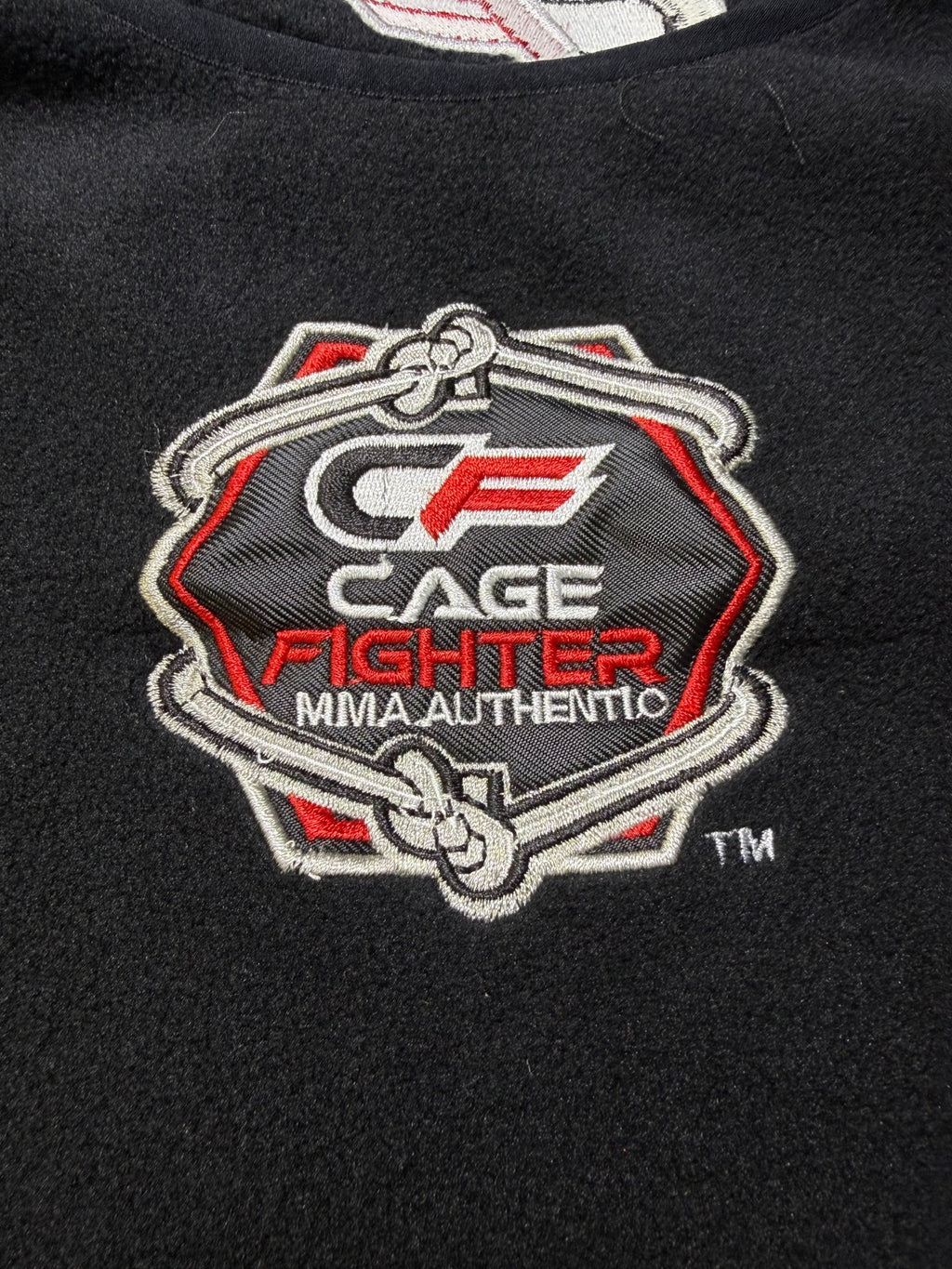 Cage Fighter MMA Authentic Performance Shirt Men's XL Black Long Sleeve Athletic