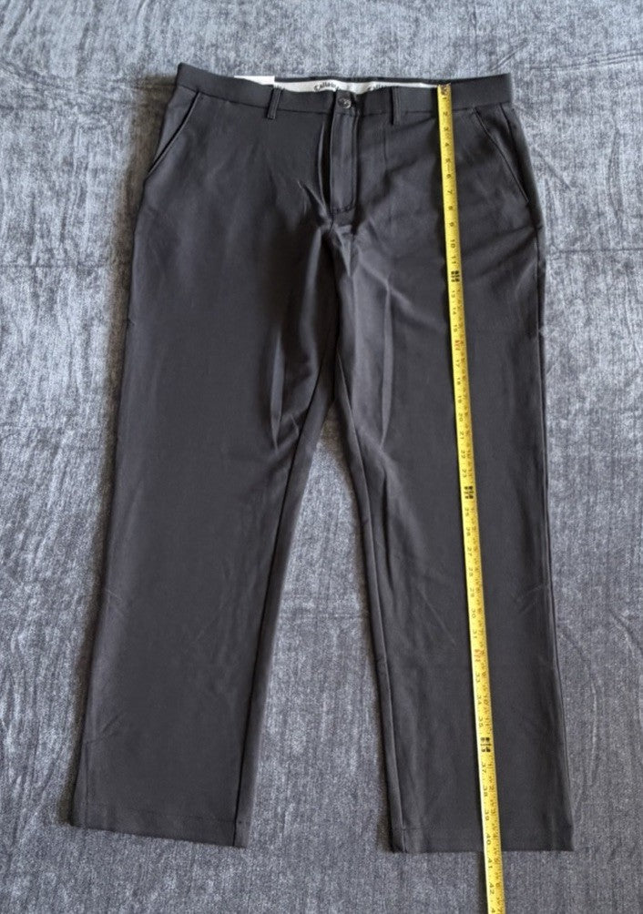 Callaway Opti-Dri Stretch Golf Pants Caviar Men's 38x30 Performance NWT