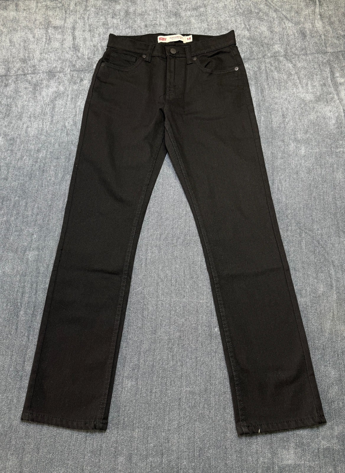 NWT Levi's 511 Performance Slim Fit Jeans Women's 14 Black Dark Wash 5-Pockets