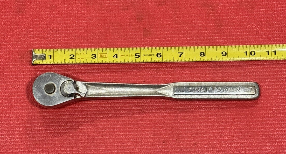 Vintage Craftsman V Series 1/2" Drive Quick Release Ratchet W/Oil Port Made USA