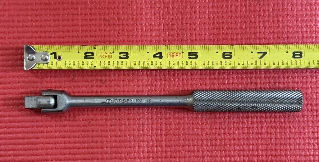 Vintage Thorsen Tools 3/8" Drive 8" Breaker Bar Flex Handle 12J Made in USA