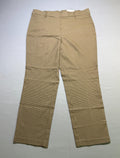 NWT Rafaella Houndstooth Pattern Stretch Pants Women's 18 Rich Khaki City Preppy