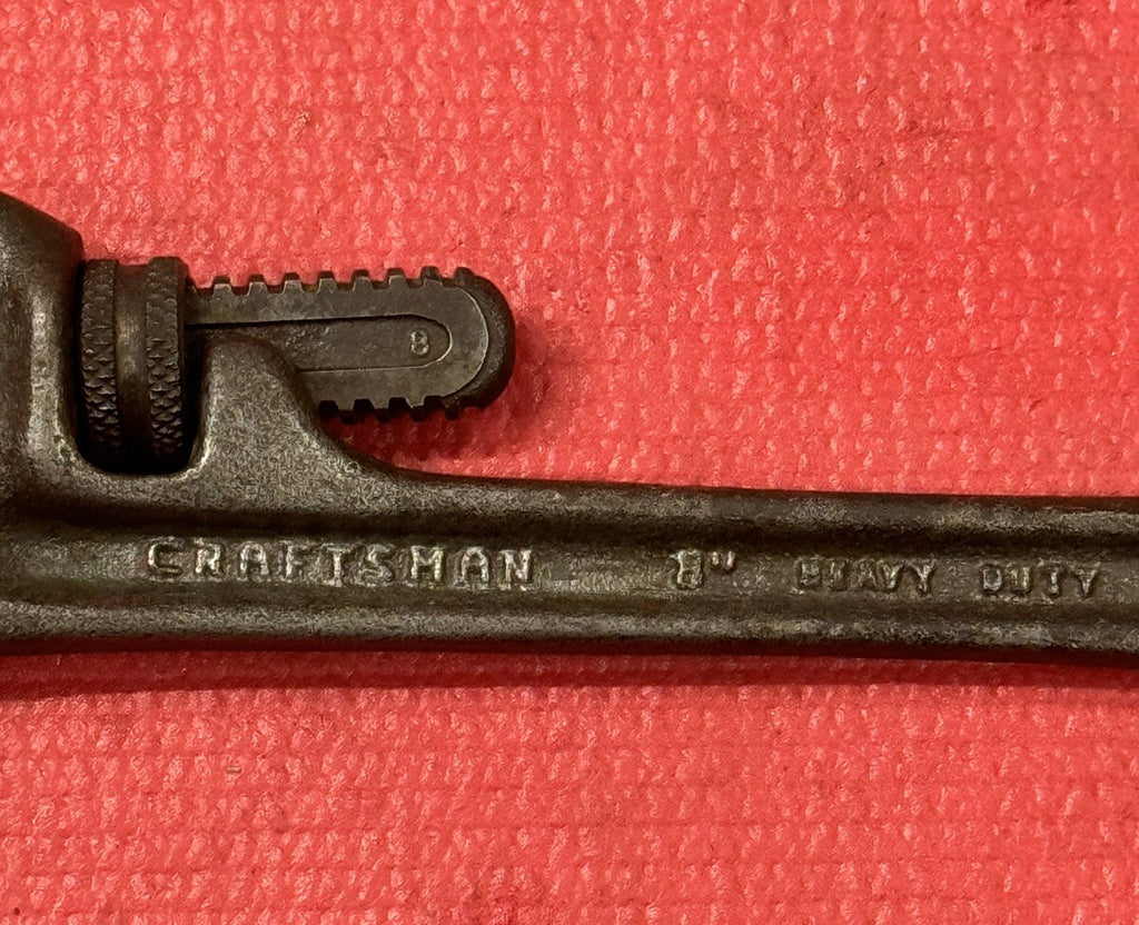 Vintage Craftsman 5567, 8" Heavy Duty Pipe Wrench Made in USA