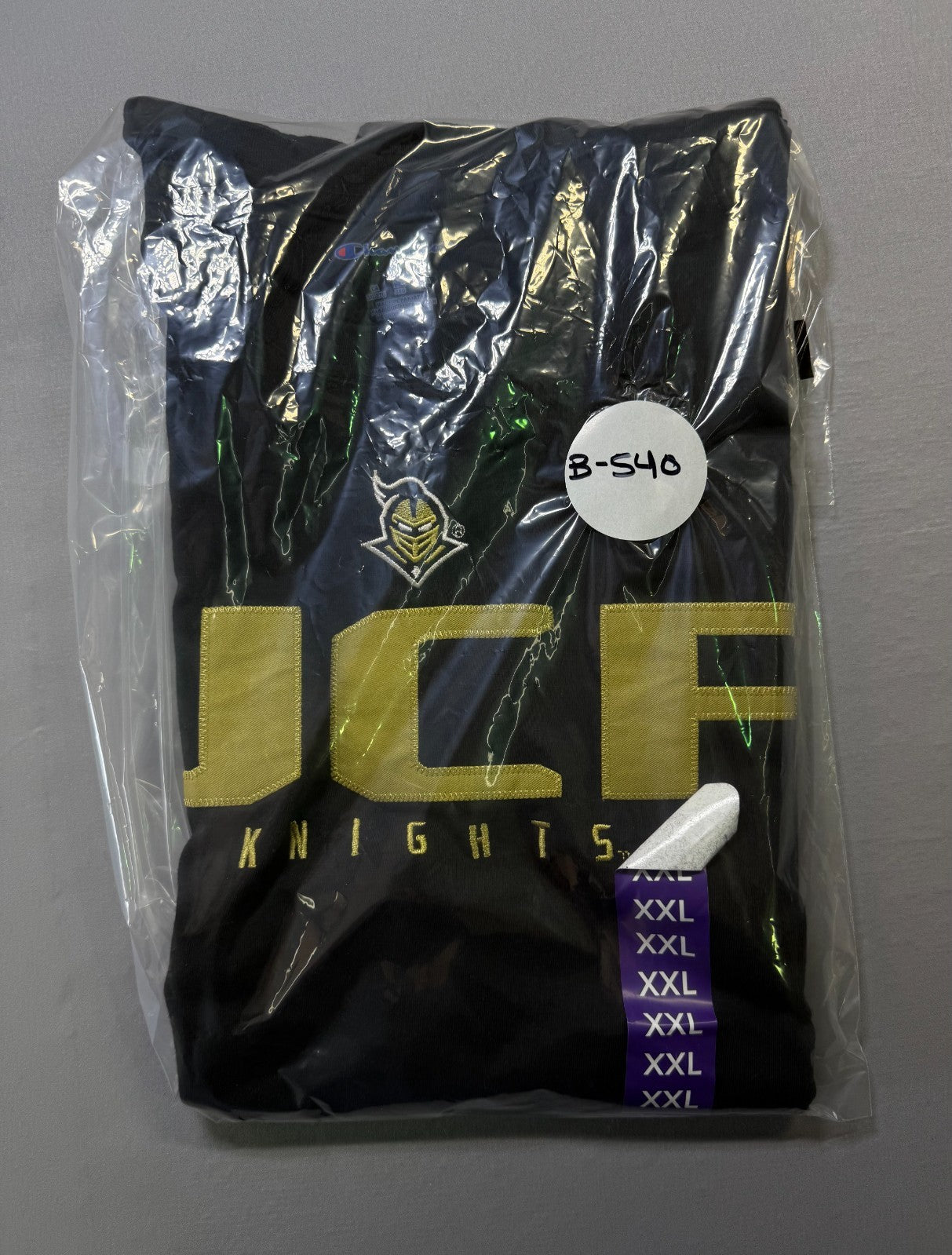 NWT Champions University of Central Florida Knights T-Shirt Men 2XL Black Sports