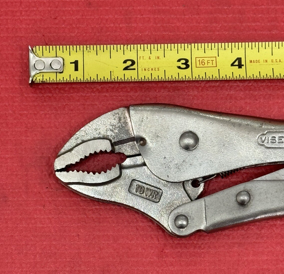 10WR Vise-Grip Locking Pliers MADE IN U.S..SINCE 1924 THE ORIGINAL  STAMP ON IT