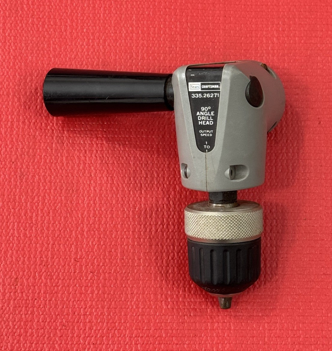 VINTAGE Sears Craftsman 335.26271  Drill 90 Angle Head 1/4" or 3/8" Made In USA