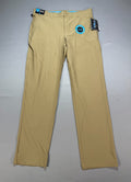 NWT Birdie Bound Golf Pants Men's 32X30 Beige Flat Front Lightweight Performance
